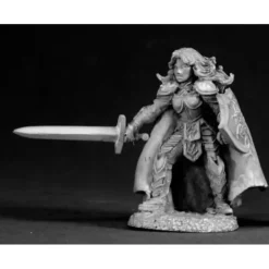 Tabletop Miniatures>Reaper Miniatures Unpainted Jana Blackfire, Female Warrior 03006 Dark Heaven - Your Source for Gaming Essentials