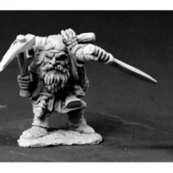 Tabletop Miniatures>Reaper Miniatures Unpainted Gris Knotslip, Dwarf Trapfinder #03404 Dark Heaven - Your Source for Gaming Essentials