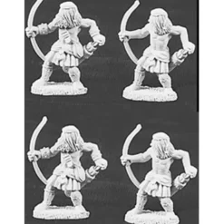 Tabletop Miniatures>Reaper Miniatures Unpainted Highlander Archers 4P #06007 Dark Heaven Army Pack - Your Source for Gaming Essentials