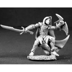 Tabletop Miniatures>Reaper Miniatures Unpainted Galarian Moonstone, Elf Warrior #03195 Dark Heaven - Your Source for Gaming Essentials