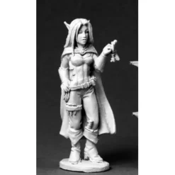 Tabletop Miniatures>Reaper Miniatures Valloa, Female Elf Thief #03566 Dark Heaven Unpainted Metal - Your Source for Gaming Essentials