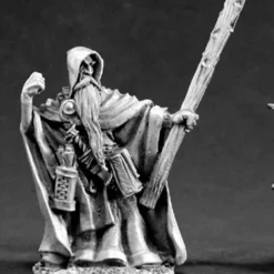 Tabletop Miniatures-Reaper Miniatures Vistaril Quillscratch Wizard 03393 Dark Heaven Unpainted Mini - Your Source for Gaming Essentials