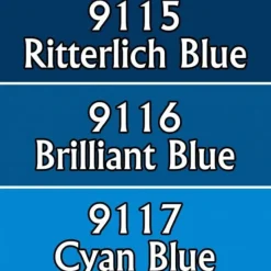 Tabletop Miniatures-Reaper Miniatures Vivid Blues #09739 Master Series Triads 3 Pack .5oz Paint - Your Source for Gaming Essentials