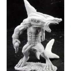 Tabletop Miniatures-Reaper Miniatures Wereshark #02890 Dark Heaven Legends Unpainted Metal Figure - Your Source for Gaming Essentials