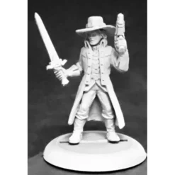 Tabletop Miniatures-Reaper Miniatures Witch Hunter (male) #59043 Savage Worlds Unpainted Mini Figure - Your Source for Gaming Essentials