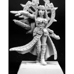 Tabletop Miniatures-Reaper Miniatures Witch Queen, Darkspawn Warlord #14065 Darkspawn Unpainted Mini - Your Source for Gaming Essentials