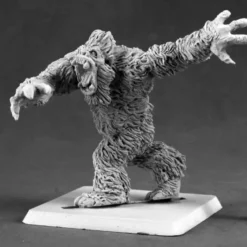 Tabletop Miniatures-Reaper Miniatures Yeti Warrior #14612 Icingstead Unpainted RPG D&D Mini Figure - Your Source for Gaming Essentials