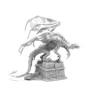 Tabletop Miniatures-Reaper Miniatures Zombie Dragon #77466 Bones Unpainted Gray Plastic Mini Figure - Your Source for Gaming Essentials