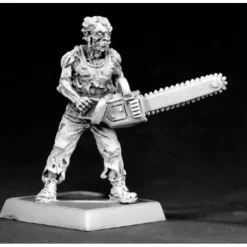 Tabletop Miniatures-Reaper Miniatures Zombie Chainsaw #50091 Chronoscope Metal D&D RPG Mini Figure - Your Source for Gaming Essentials
