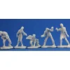 Tabletop Miniatures-Reaper Miniatures Zombies! (5) #77342 Bones Plastic D&D RPG Mini Figure - Your Source for Gaming Essentials