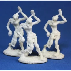 Tabletop Miniatures-Reaper Miniatures Zombies! (3) #77014 Bones Plastic D&D RPG Mini Figure - Your Source for Gaming Essentials