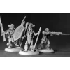 Tabletop Miniatures-Reaper Miniatures Zulu Warriors (3) #50083 Chronoscope Metal D&D RPG Mini Figure - Your Source for Gaming Essentials