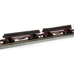 Rivarossi HR6173 HO Milwaukee Road Skeleton Log Car #54287,54346 (Set of 2) - Your Source for Gaming Essentials* Best