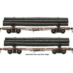 Rivarossi HR6212 HO Simpson Timber Skeleton Log Car #45, 67 (Set of 2) - Your Source for Gaming Essentials* New