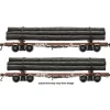Rivarossi HR6211 HO Westside Lumber Skeleton Log Car #147, 130 (Set of 2) - Your Source for Gaming Essentials* Sale