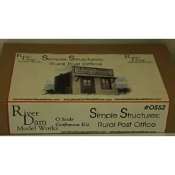 River Dam Model Works OSS2 O Scale Simple Structures Rural Post Office Kit - Your Source for Gaming Essentials* New