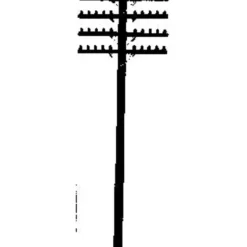 Rix Products 628-0034 RR Telephone 4-Arm Poles Kit 12 Poles & 48 Crossarms - Your Source for Gaming Essentials* Hot