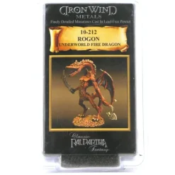 Tabletop Miniatures-Rogon Balrog Dragon #10-212 Classic Ral Partha Fantasy RPG Metal Figure - Your Source for Gaming Essentials