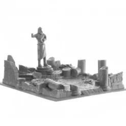 Tabletop Miniatures-Ruined Temple #77989 Bones Unpainted Plastic Figure - Your Source for Gaming Essentials