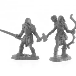 Tabletop Miniatures-Rune Wight Hunters #44142 Bones Black Unpainted Plastic Figures - Your Source for Gaming Essentials
