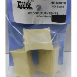 Rustic Rails HSA3010 HO Scale Wedge Pup Cast Resin Tents (Pack of 3) - Your Source for Gaming Essentials* Hot