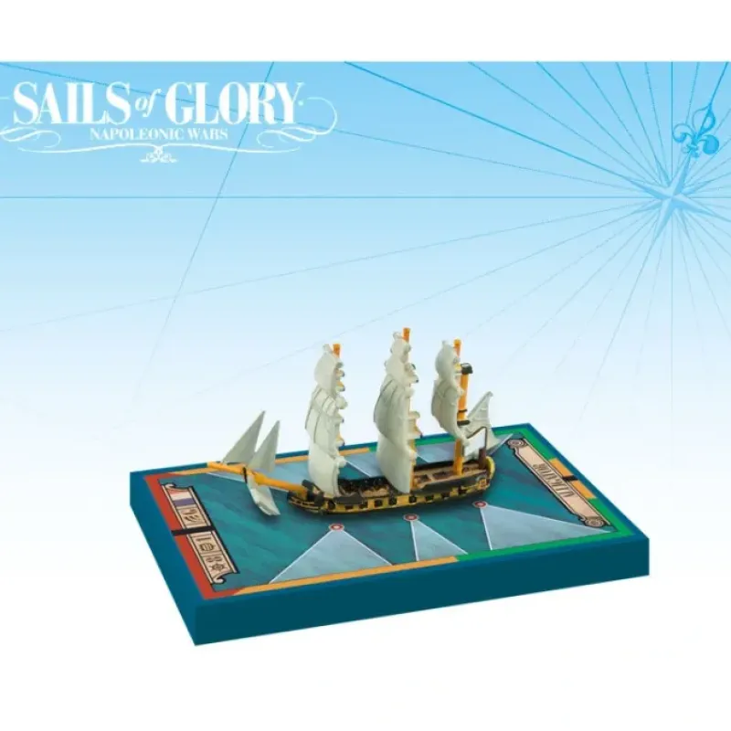 Board Games-Sails of Glory: Alligator 1782 French Ship Sloop Ship Pack - Your Source for Gaming Essentials