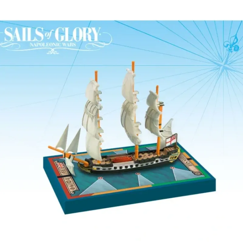 Board Games-Sails of Glory: HMS Sybille 1794 British Frigate Ship Pack - Your Source for Gaming Essentials
