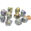Dice>Set of 10 Chessex Festive D10 Dice - Carousel with White Numbers - Your Source for Gaming Essentials