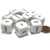 Dice>Set of 10 D6 Six-Sided 16mm Directional -left right up down forward back - Dice - Your Source for Gaming Essentials