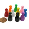 Board Games-Set of 10 Halma 25mm Pawns Pawn Peg Pegs Board Game Play Pieces 10 Colors - Your Source for Gaming Essentials