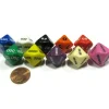 Dice>Set of 10 Place Value D10 Dice - Number Die for Counting 0.000 to 9,999,999 - Your Source for Gaming Essentials