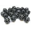 Dice>Set of 20 Triantakohedron D30 30 Sided 33mm Jumbo Dice - Black w White Numbers - Your Source for Gaming Essentials