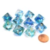 Dice>Set of Ten D10s Nebula Dice Set with Luminary - Oceanic with Gold Numbers - Your Source for Gaming Essentials