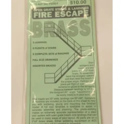 Sheepscot Scale Products 75001 Brass Fire Escape - Your Source for Gaming Essentials* Discount