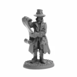 Tabletop Miniatures-Sheriff Drumfasser #30070 Reaper Legends: Bones USA Unpainted Plastic Figure - Your Source for Gaming Essentials