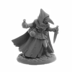 Tabletop Miniatures>Sister Hazel, Plague Doctor #07017 Bones USA Dungeon Dwellers Unpainted Plastic - Your Source for Gaming Essentials