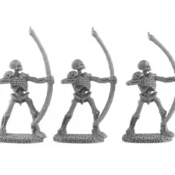 Tabletop Miniatures>Skeletal Archers (3) #30024 Reaper Legends: Bones USA Unpainted Plastic Figures - Your Source for Gaming Essentials