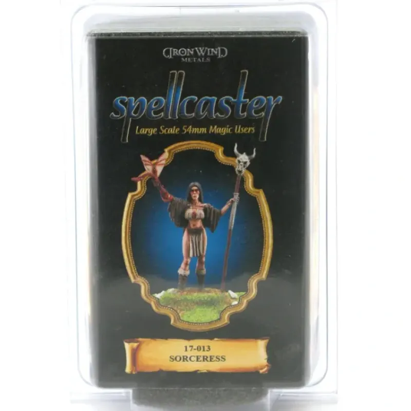 Tabletop Miniatures-Sorceress #17-013 Classic Ral Partha Fantasy RPG Metal Figure - Your Source for Gaming Essentials