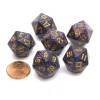 Dice>Speckled 20 Sided D20 Chessex Dice, 6 Pieces - Hurricane - Your Source for Gaming Essentials
