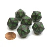 Dice>Speckled 20 Sided D20 Chessex Dice, 6 Pieces - Earth - Your Source for Gaming Essentials
