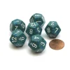 Dice>Speckled 18mm 12 Sided D12 Chessex Dice, 6 Pieces - Sea - Your Source for Gaming Essentials