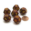 Dice>Speckled 18mm 12 Sided D12 Chessex Dice, 6 Pieces - Mercury - Your Source for Gaming Essentials