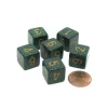 Dice>Speckled 15mm 6 Sided D6 Polyhedral Chessex Dice, 6 Pieces - Golden Recon - Your Source for Gaming Essentials