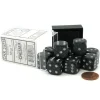 Dice>Speckled 16mm D6 Chessex Dice Block (12 Dice) - Ninja - Your Source for Gaming Essentials
