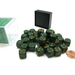 Dice>Speckled 12mm D6 Chessex Dice Block (36 Die) - Golden Recon - Your Source for Gaming Essentials