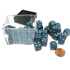 Dice>Speckled 12mm D6 Chessex Dice Block (36 Dice) - Sea - Your Source for Gaming Essentials