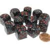 Dice>Speckled 16mm D6 Chessex Dice Block (12 Dice) - Space - Your Source for Gaming Essentials