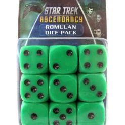Dice>Star Trek Ascendancy: Romulan Dice Set (9 Dice) - Your Source for Gaming Essentials