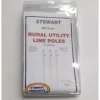 Stewart 126 HO 4-1/2" Rural Utility Poles (Pack of 12) - Your Source for Gaming Essentials* New