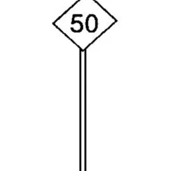 Stewart 860 HO Diamond Railroad Speed Limit Signs - Your Source for Gaming Essentials* Best